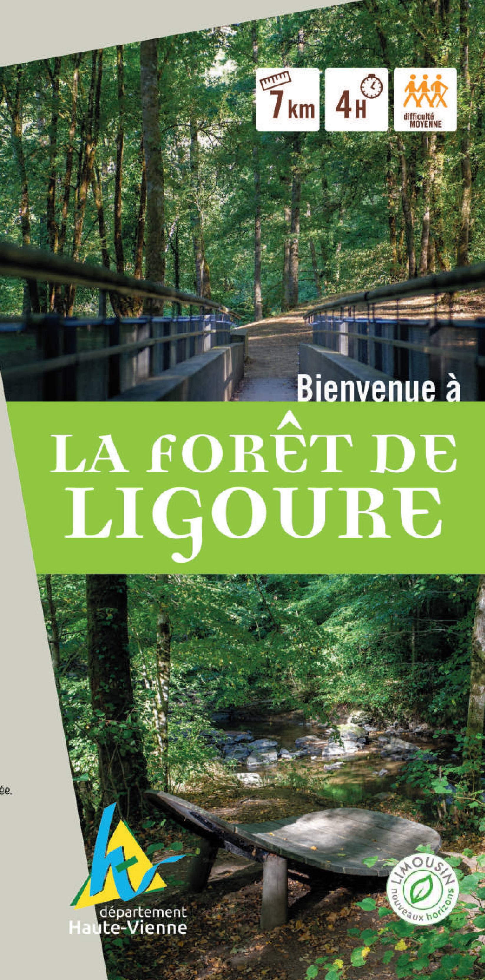 La forêt de Ligoure (FR/EN) - Dépliant